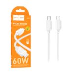 Кабель USB-C Type-C Hoco X113 (3A/60W/PD) <белый>