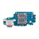 Плата нижняя для Samsung SM-S938B (Galaxy S25 Ultra) на системный разъем, разъем Sim-карты и микрофон (оригинал)