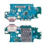Плата нижняя для Samsung SM-S936B (Galaxy S25+) на системный разъем, разъем Sim-карты и микрофон (оригинал)