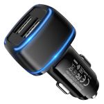 Автомобильное зарядное устройство USB Borofone BZ14 (2.4A/2 порта USB) <черный>