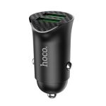 Автомобильное зарядное устройство USB Hoco Z39 (3A/2 порта USB/QC 3.0) <черный>