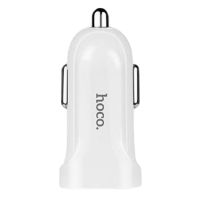 Автомобильное зарядное устройство USB Hoco Z2A (2 порта/2.4A) <белый> ― Оптовый PromiseMobile