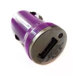 Автомобильное зарядное устройство USB 1000mA <фиолетовый>