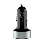 Автомобильное зарядное устройство USB Hoco Z26 (2.1A/10.5W/2 порта/lcd) <черный>
