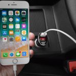 Автомобильное зарядное устройство USB Hoco Z26 (2.1A/10.5W/2 порта/lcd) <черный>