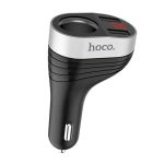 Автомобильное зарядное устройство USB Hoco Z29 (2 порта/разъем прикуривателя/lcd/2400mA) <черный>