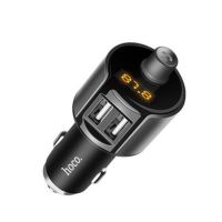 Автомобильный FM модулятор (трансмиттер) Hoco E19 (2 порта USB/Bluetooth) <серый> ― Оптовый PromiseMobile