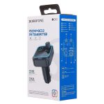 Автомобильный FM модулятор (трансмиттер) Borofone BC53 (20W/PD/QC3.0) <черный>