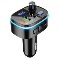 Автомобильный FM модулятор (трансмиттер) Hoco E62 (20W/PD/QC3.0) <черный> ― Оптовый PromiseMobile