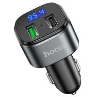 Автомобильный FM модулятор (трансмиттер) Hoco E67 <черный> ― Оптовый PromiseMobile