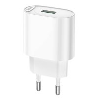 Сетевое зарядное устройство USB Hoco C109A (3A/18W/QC3.0) <белый> ― Оптовый PromiseMobile