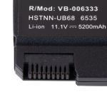 Аккумуляторная батарея для ноутбука HP ProBook 6440b, 6450b, 6730b (HSTNN-I44C) 5200 mAh