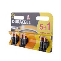 Батарейка AA Duracell LR6 Basic (упаковка 5+1 шт.) ― Оптовый PromiseMobile