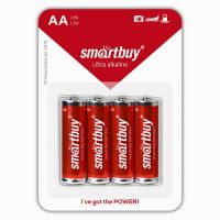 Батарейка AA Smart Buy LR6 (упаковка 4 шт.) ― Оптовый PromiseMobile