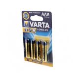 Батарейка AAA Varta LR03 LONGLIFE (упаковка 4 шт.)