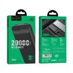 Внешний аккумулятор USB Hoco J52A (20000 mAh/2A/2 порта) <черный>