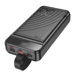 Внешний аккумулятор Hoco J123B (30000 mAh/22.5W/PD20W/Micro/Type-C/Lightning/USB*3/Type-C) <черный>