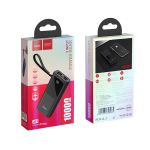 Внешний аккумулятор USB Hoco J41 (10000 mAh/2A/2 порта/Type-C/Lightning/lcd) <черный>