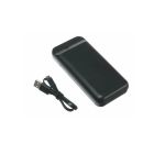 Внешний аккумулятор USB Hoco J52A (20000 mAh/2A/2 порта) <черный>