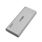 Внешний аккумулятор USB Pisen TS-D187 (10000mAh/1A/2A/lcd) <белый>