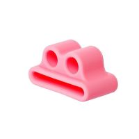 Держатель для наушников Apple AirPods силиконовый <розовый> ― Оптовый PromiseMobile