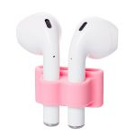Держатель для наушников Apple AirPods силиконовый <розовый>