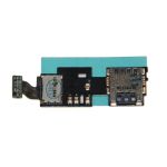 Шлейф для Samsung SM-N915F в сборе с разъемом для sim карты и карты памяти