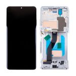 Дисплей для Samsung SM-G998B (Galaxy S21 Ultra) модуль в сборе с тачскрином (TFT In-Cell) <серебряный фантом>
