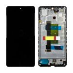 Дисплей для Xiaomi Poco X5 Pro 5G (22101320G), Redmi Note 12 Pro 5G (22101316G), модуль в сборе с тачскрином <черный> (оригинал)