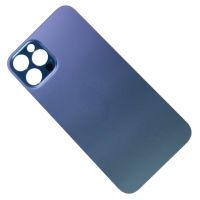 Задняя крышка для Apple iPhone 12 Pro (широкий вырез под камеру) <синий> (оригинал) ― Оптовый PromiseMobile