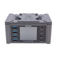Зарядная станция Mechanic V-Power 8 Max (115W/4 порта USB/QC3.0/4 порта USC-C PD/БЗУ 15W/дисплей) ― Оптовый PromiseMobile