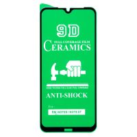 Защитная пленка для Xiaomi Redmi Note 8, Redmi Note 8 (2021) (полное покрытие, силикон) <черный> ― Оптовый PromiseMobile