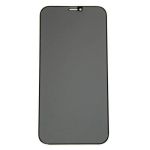 Защитное стекло для Apple iPhone 12, iPhone 12 Pro (закаленное, полное покрытие, антишпион) <черный>