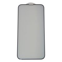 Защитное стекло для Apple iPhone 13 Pro Max, 14 Plus (2,5D/закаленное, матовое, полная наклейка) <черный> ― Оптовый PromiseMobile
