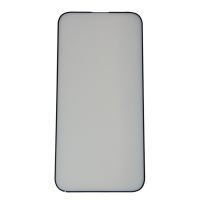 Защитное стекло для Apple iPhone 14 Pro Max (2,5D/закаленное, матовое, полная наклейка) <черный> ― Оптовый PromiseMobile