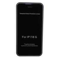 Защитное стекло для Apple iPhone 7, iPhone 8, iPhone SE 2020, iPhone SE 2022 (закаленное, полное покрытие, антишпион) <черный> ― Оптовый PromiseMobile