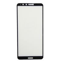 Защитное стекло для Huawei Y9 2018 (FLA-LX1) (2.5D/полная наклейка) <черный> ― Оптовый PromiseMobile