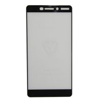 Защитное стекло для Nokia 6.1 (TA-1043) (2,5D/полная наклейка) <черный> ― Оптовый PromiseMobile
