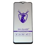 Защитное стекло для Oppo A5 2020, A9 2020, A31 / Realme 5, 6i, C3 (2.5D/закаленное, полная наклейка) <черный> в блистере