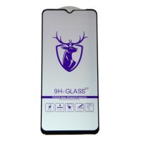 Защитное стекло для Realme C11, C11 2021, C15, C21, C21Y, C25s (2,5D/закаленное, полная наклейка) <черный> в блистере ― Оптовый PromiseMobile