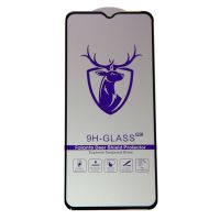 Защитное стекло для Samsung SM-A235F (Galaxy A23) (2,5D/закаленное, полная наклейка) <черный> в блистере ― Оптовый PromiseMobile