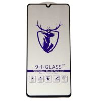 Защитное стекло для Samsung SM-A415F (Galaxy A41) (2.5D/закаленное, полная наклейка) <черный> в блистере ― Оптовый PromiseMobile