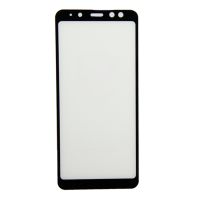 Защитное стекло для Samsung SM-A530F (Galaxy A8 2018) (2.5D/полная наклейка) <черный> ― Оптовый PromiseMobile