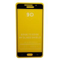 Защитное стекло для Samsung SM-A710F (Galaxy A7 2016) (2,5D/полная наклейка) <черный> ― Оптовый PromiseMobile