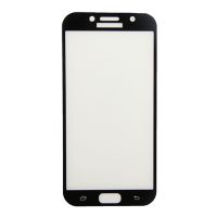 Защитное стекло для Samsung SM-A720F (Galaxy A7 2017) (2.5D/полная наклейка) <черный> ― Оптовый PromiseMobile