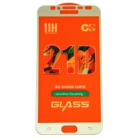 Защитное стекло для Samsung SM-J400F (Galaxy J4 2018) (2.5D/полная наклейка) <золотой> ― Оптовый PromiseMobile