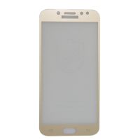 Защитное стекло для Samsung SM-J730F (Galaxy J7 2017) (2.5D/полная наклейка) <золотой> ― Оптовый PromiseMobile