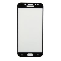Защитное стекло для Samsung SM-J730F (Galaxy J7 2017) (2.5D/полная наклейка) <черный> ― Оптовый PromiseMobile