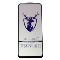 Защитное стекло для Tecno Pova 4 (LG7n) (2,5D/закаленное, полная наклейка) <черный> в блистере ― Оптовый PromiseMobile