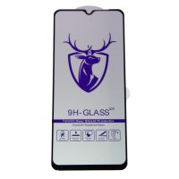 Защитное стекло для Xiaomi Redmi 10C (220333QNY), 12C, Poco C40 (220333QPG), C55 (22127PC95I) (2,5D/закаленное, полная наклейка) <черный> в блистере ― Оптовый PromiseMobile